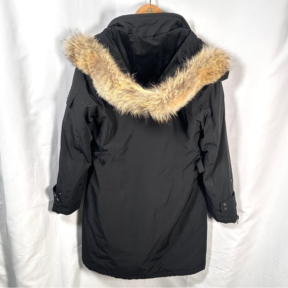 Pendleton Down Parka Black Small Warm Hooded Winter Coat - Picture 9 of 16